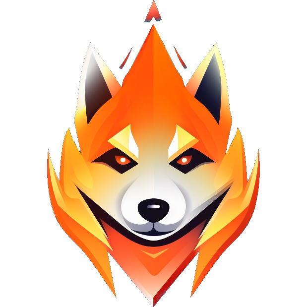 Shiba Inu Fire Logo